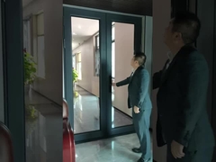 Τελευταία σχεδίαση Θερμική ρήξη Αλουμινίου θωρακισμένες πόρτες με 35dB ηχομόνωση