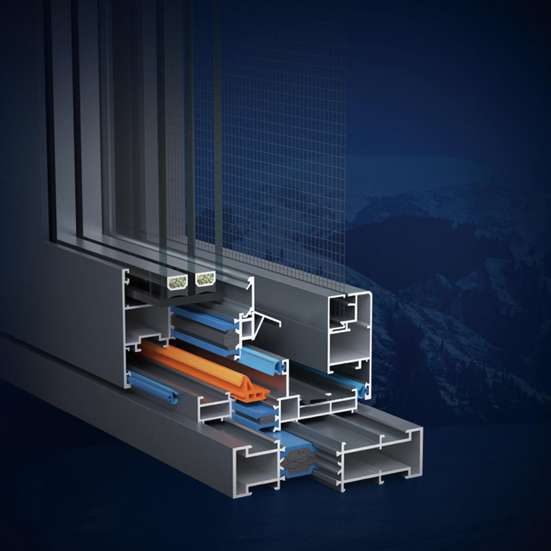 SKATE Original Hardware Broken Bridge Aluminium Profile Casement Windows για προϊόντα