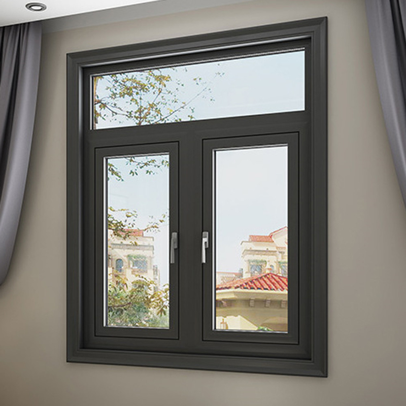 Τύπος κρεμασμένης κουρτίνας Custom Design Aluminium Casement Window με πάχος τοίχου 1,4 mm