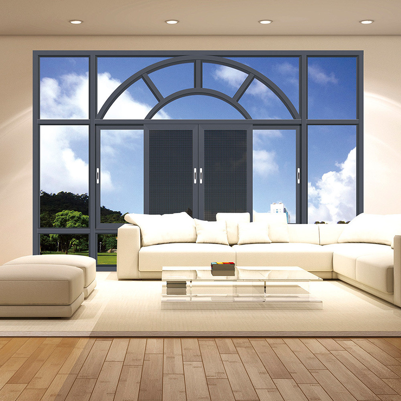 Σύγχρονο SKATE 86 κλιμακωτό παράθυρο για Villa House μέσα στο σύγχρονο στυλ σχεδιασμού