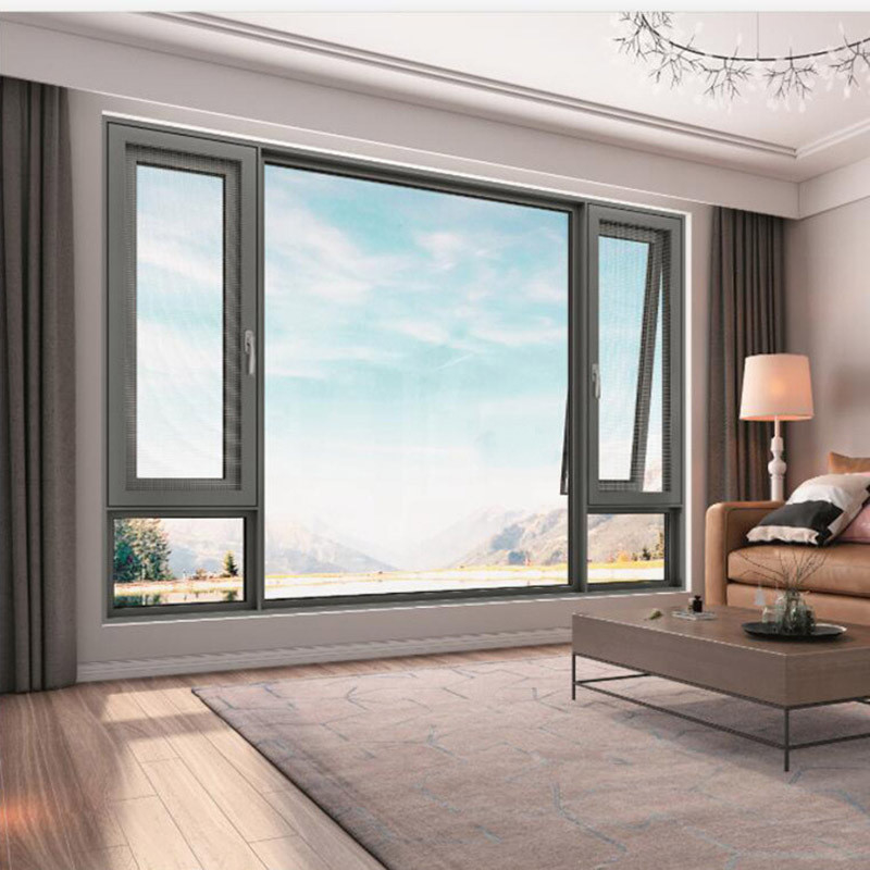 Σύγχρονο στυλ σχεδιασμού SKATE Original Hardware Aluminium Casement Windows για το Custom Home