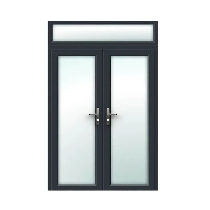 Μέθοδος ανοίγματος με σπρώξιμο και σύρση SKATE Standard Slim Luxury Black Color Villa House Αλουμινίου Κασάντο Γυάλινες πόρτες