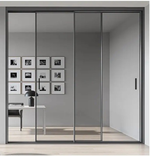 Προσιτές Custom Aluminum Narrow Frame Sliding Glass Doors για το σχεδιασμό των παραθύρων του έργου