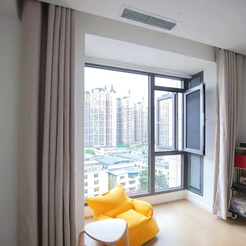 Energy-Efficient Thermal Break Aluminum Casement Weather Resistance Window for Residential & Commercial Use