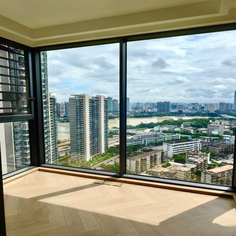 Modern Design Style Soundproof Casement Windows with Thermal Break Aluminum Profile Noise Reduction Solution
