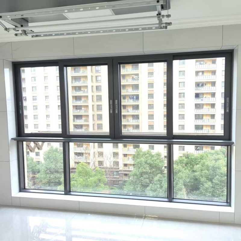 Νέο σχεδιασμό μόδας Αλουμινίου διπλό γυαλί συρόμενο παράθυρο με χαμηλό E γυαλί για μικρούς χώρους