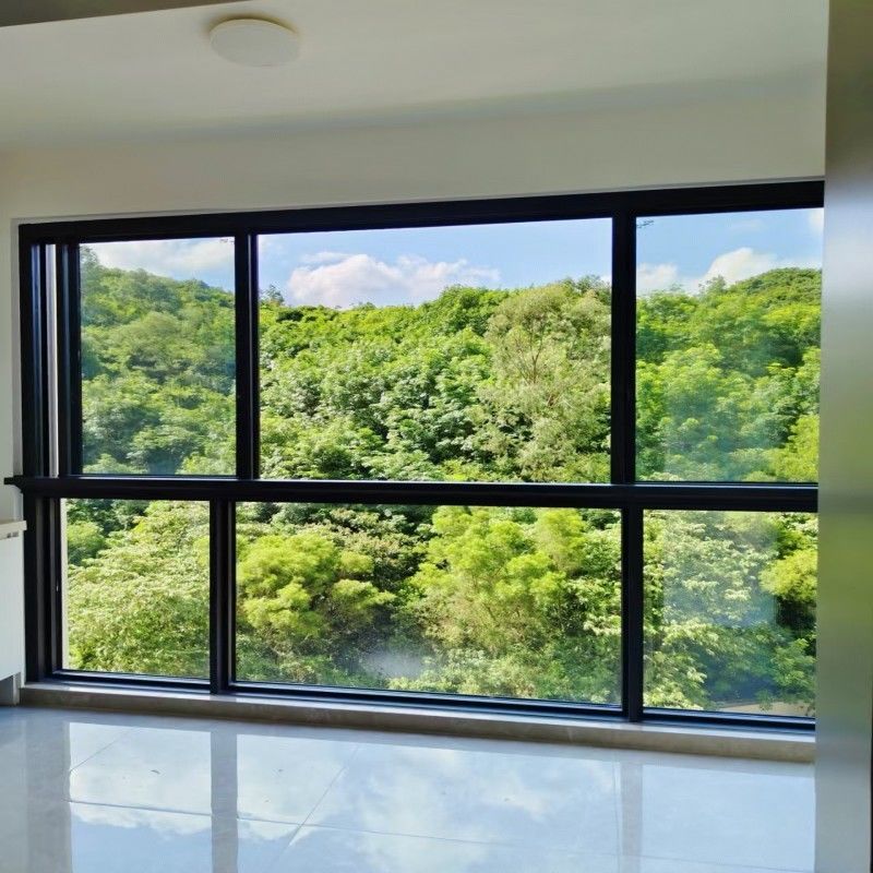 Νέο σχεδιασμό μόδας Αλουμινίου διπλό γυαλί συρόμενο παράθυρο με χαμηλό E γυαλί για μικρούς χώρους