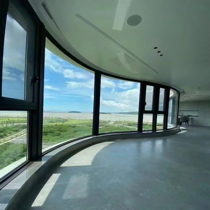 Χονδρική πώληση Skate ODM Λευκό Αλουμινένιο Παράθυρο Ανοιγόμενο Γαλλικού τύπου με Εξαιρετική Αεροστεγανότητα