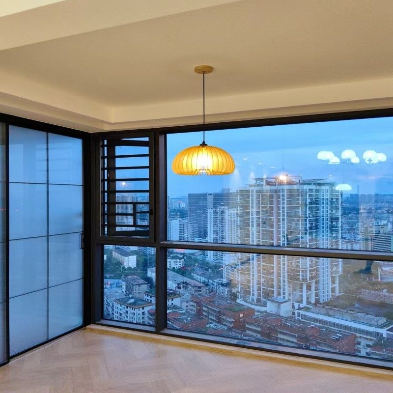 Παράθυρο ανοιγόμενο αλουμινίου υψηλής απόδοσης με τζάμι ασφαλείας για απόλυτη αντοχή