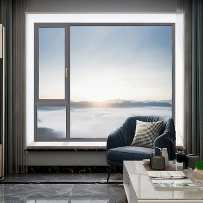 Αλουμινίου Slim Casement παράθυρα με 304 Stainless Steel Mesh