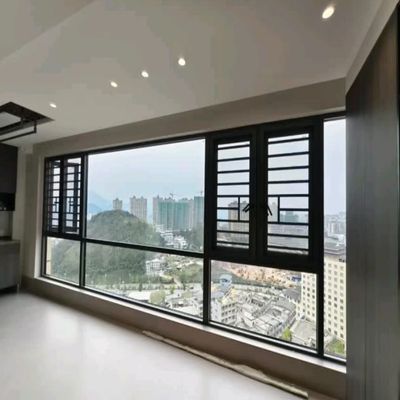 Χονδρική κατασκευή παραθύρων One-stop, θερμοδιακοπτόμενα ανοιγόμενα αλουμινίου, διπλά τζάμια για όλες τις καιρικές συνθήκες
